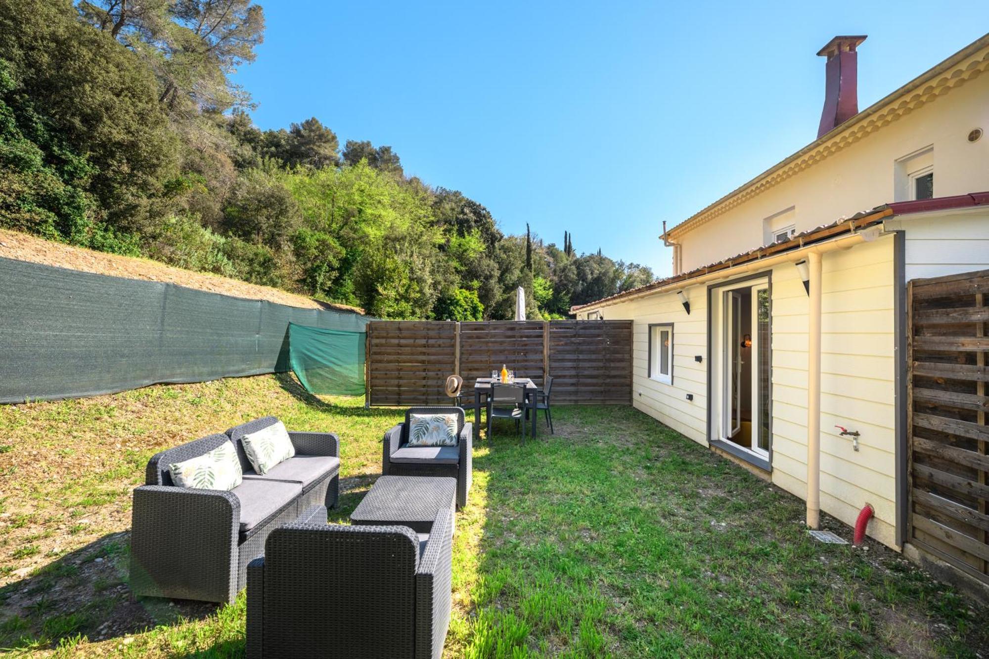 Cosy & Chill Appartements - 10 Min De La Mer - Jardin, Netflix, Terrasse, Fibre & Parking Cagnes-sur-Mer Exterior photo